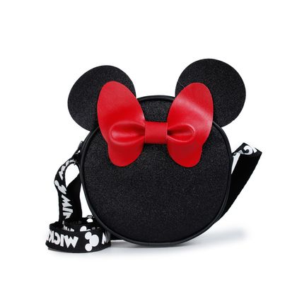 Bolsa Infantil Pampili Mickey Minnie Disney Preto e Vermelho PRETO/VERMELHO único