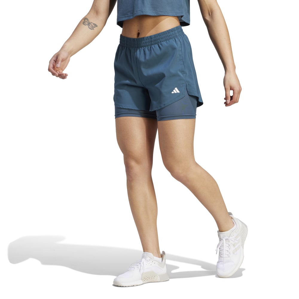 Shorts Adidas Aeroready Made For Training Minimal Azul Feminino - Paqueta  Esportes