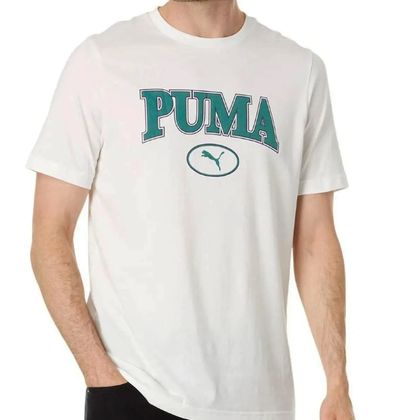 Camiseta Puma Branca Squad Masculina Branco 2M