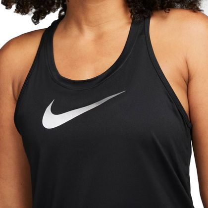 Regata Nike One Dri-FIT Swoosh Preta Feminina - Paqueta Esportes