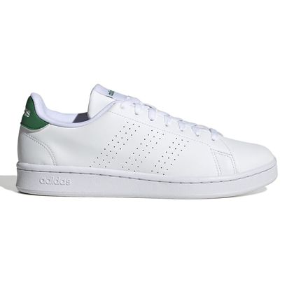 Tênis Adidas Advantage Branco e Verde WHITE/WHITE/GREEN 38