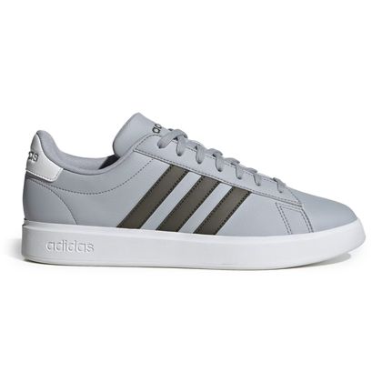 Tênis Adidas Grand Court Cinza Halo Silver HALO SILVER / SHADOW OLIVE / CLOUD WHITE 43