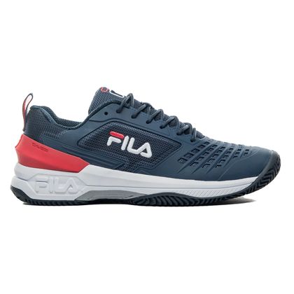 Tênis Fila Axilus Ace Clay Masculino 41 156-WHITE/NAVY/RED