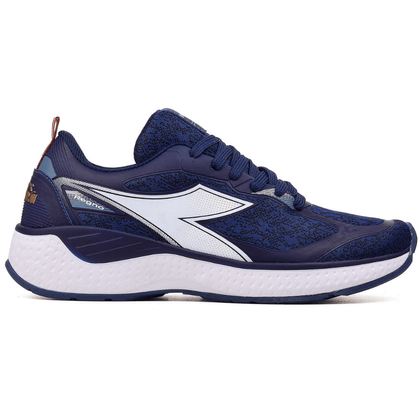 Tênis Esportivo Diadora Regno Marinho e Dourado Masculino 40 MARINHO/AZUL/DOURADO