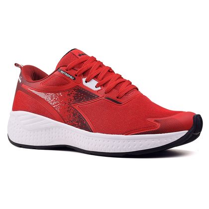 Tênis Running Diadora Metropoli Vermelho e Branco Masculino 41 VERMELHO/PRETO/BRANCO