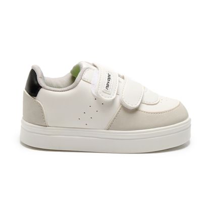 Tênis Novopé Branco Velcro Baby 20 Branco