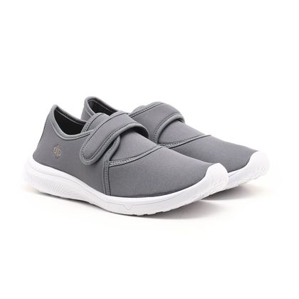 Tênis Disport Casual Velcro 38 CHUMBO/CHUMBO