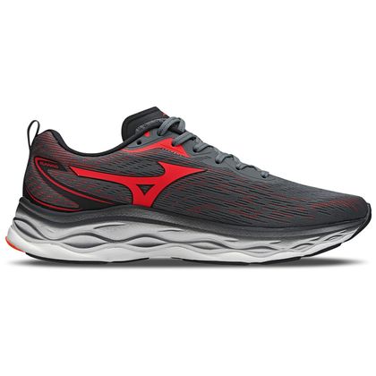 Tênis Running Mizuno Victory RSP Cinza e Vermelho 40 CHUMBO/VERMELHO