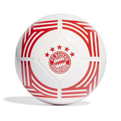 Bola de Futebol Campo Adidas Bayern Branca e Vermelha 05 WHITE/RED