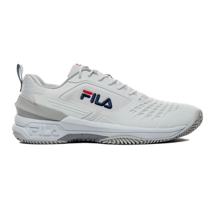 Tênis Fila Axilus Ace Clay Masculino 39 156-WHITE/NAVY/RED