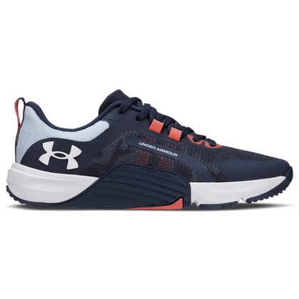 Tênis Esportivo Under Armor Tribase Reps Azul e Coral Masculino 38 AZUL/AZUL/CORAL