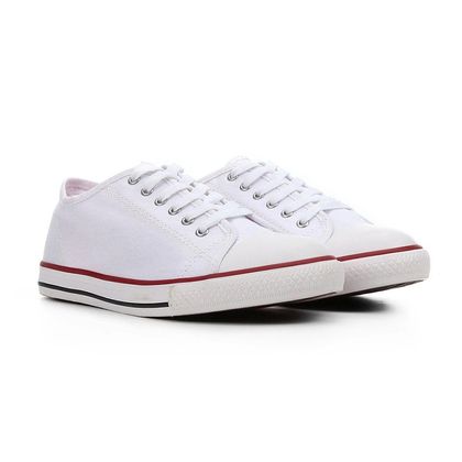 Tênis Diversão Canvas Branco Infantil 27 Branco