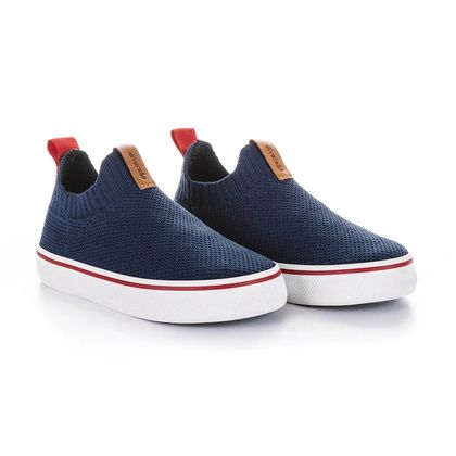 Tênis Slip On Marinho Diversão Baby 24 Marinho