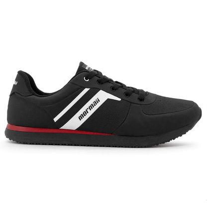 Tênis Mormaii Urban Jogger Preto e Branco Masculino 39 BLACK WHITE/PTO