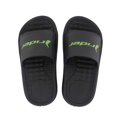 Chinelo Slide Rider Step Infantil Preto 30 PRETO/PRETO/VERDE