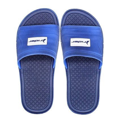 Chinelo Rider Slide Azul e Branco Spin Masculino 40 AZUL/AZUL/BRANCO