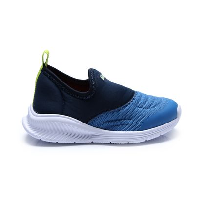 Tênis Bibi Azul Lunar Slip on Menino 22 NAVAL/LUNAR