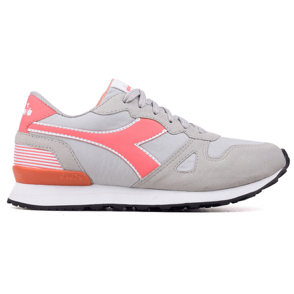 Tênis Esportivo Diadora Navigli Cinza e Coral Feminino 38 CINZA/BRANCO/CORAL