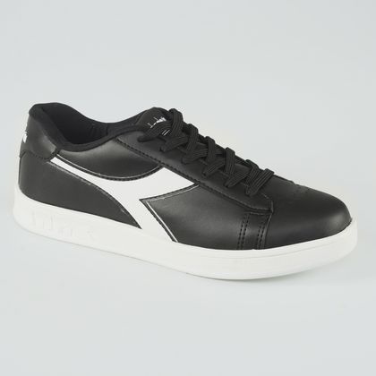 Tênis Casual Diadora Lifestyle Centrale Preto e Branco 38 Preto/Branco