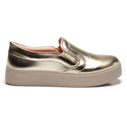 Tênis Quiz Slip On Ipanema Ouro Light Feminino 34 OURO LIGHT