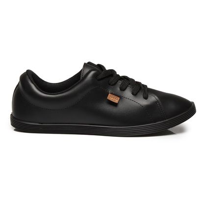 Tênis Beira Rio Confort Shoes Preto Feminino 34 PRETO/PRETO