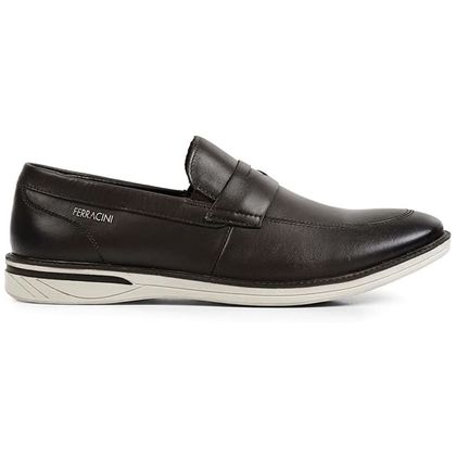 Sapato Ferracini Couro Preto Masculino 39 Preto