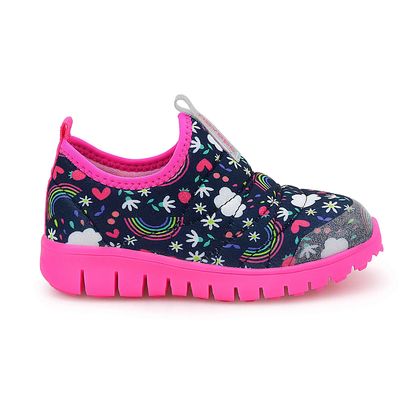 Tênis Infantil Pink Fluor Novopé Rainbow Flex 20 PINK FLUOR