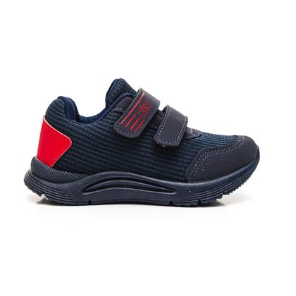 Tênis Klin Infantil Baby Velcro Marinho e Vermelho 22 MARINHO/VERMELHO