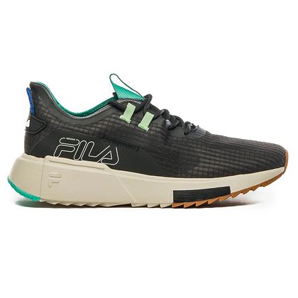 Tênis Fila F Virtuous Preto e Verde Masculino 39 BLACK/PASTEL GREEN/BERMUDA