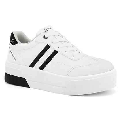 Tênis Ramarim Casual Branco e Preto Feminino SNK 37 BRANCO/BRANCO/PRETO