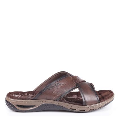 Chinelo Pegada Marrom Masculino 38 CRAVO