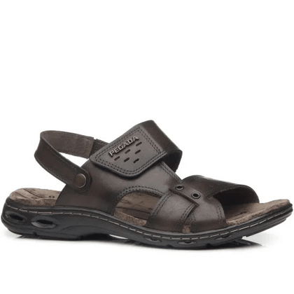 Sandália Pegada Anilia Comfort Leather Marrom Masculina 40 CRAVO