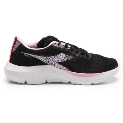 Tênis Diadora Cittá Feminino Preto e Rosa Esportivo 40 PRETO/BRANCO/ROSA