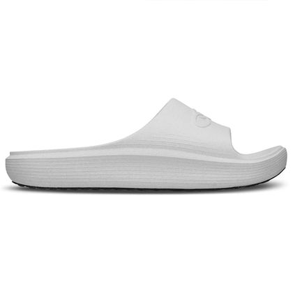 Chinelo Olympikus Sereno Slide Branco Floco Masculino 37 BRANCO FLOCO