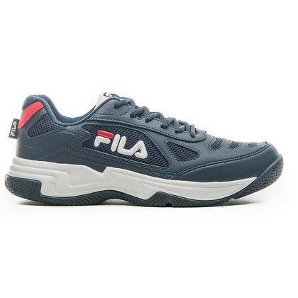 Tênis Masculino Fila Lugano 7.0 Navy 41 NAVY/WHITE/RED