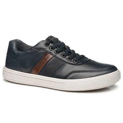 Tênis Casual Pegada Azul Marinho Masculino 37 Marinho