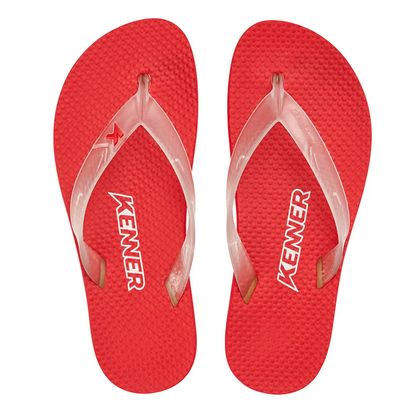 Chinelo Casual Vermelho Kenner Masculino 37 CRISTAL/VERMELHO TOMATE/BRANCO