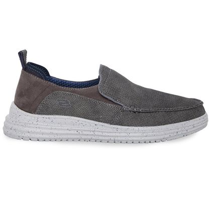 Sapato Skechers Casual Slip On Cinza Masculino 38 Cinza