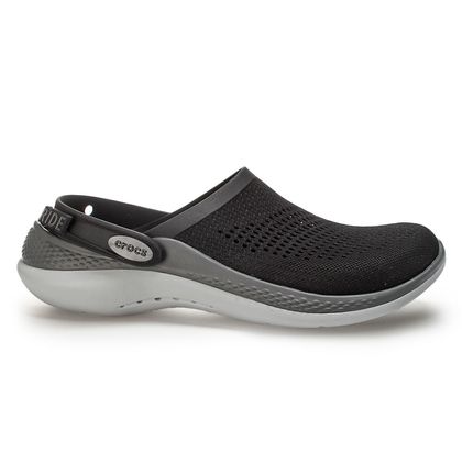 Babuche Preto e Cinza Crocs LiteRide 360 Clog Masculino 39 BLACK/GREY