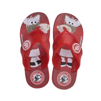 Chinelo Infantil Internacional Tira Grossa Grendene 25 Vermelho