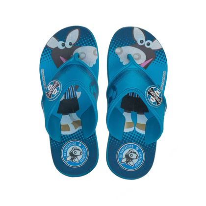 Chinelo Infantil Grêmio Tira Grossa Grendene 25 AZUL/AZUL MEDIO