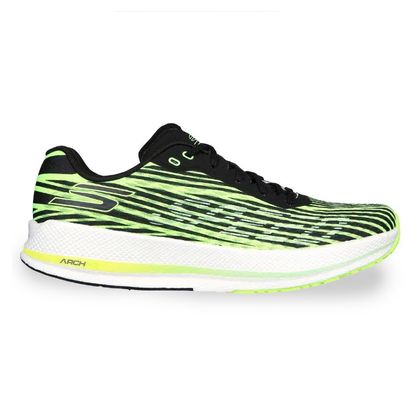 Tênis Skechers Go Run Razor 4 Masculino Preto e Verde Limão 38 VERDE LIMAO