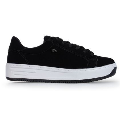 Tênis Casual Flatform Via Marte Only Nobuck Preto 38 PRETO/PRETO