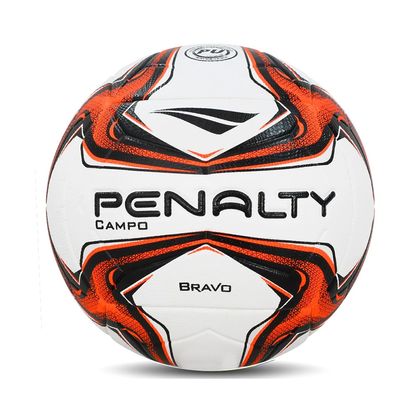 Bola Campo  Branco e Laranja Penalty Bravo XXIV Unissex único BRANCO/LARANJA/PRETO