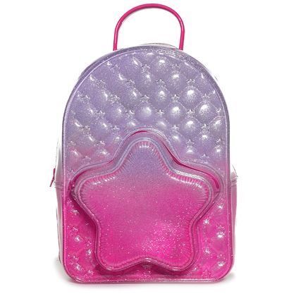 Mochila Infantil Estrela Molekinha Rosa Roxo único CRISTAL/PRATA/LILAS/PINK