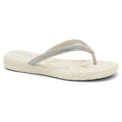 Chinelo-Feminino-Confort-Tiras-Brilho-Comfortflex-Branco-Off