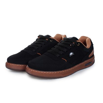 Tenis-Skate-Done-Head-Preto-e-Castanho-Masculino