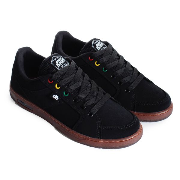 Tenis-Skate-Done-Head-Reggae-Preto-Masculino