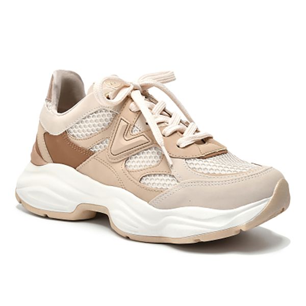 Tenis-Feminino-Casual-Robusto-Via-Marte-Nude-Branco