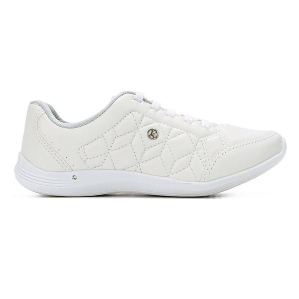 Tenis-Feminino-Casual-Elastico-Costura-Kolosh-Branco